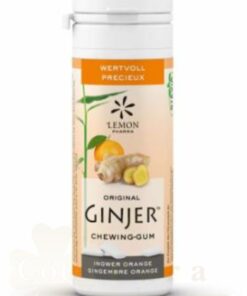 LEMON PHARMA GINJER CHEWIN GUM GINGEMBRE ORANGE