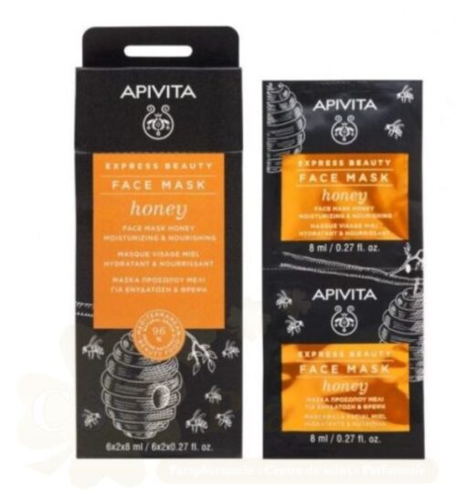 APIVITA EXPRESS BEAUTY FACE MASK HONEY 2X8ML