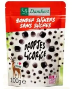 DAMHERT BONBONS DROPJES LICORICE 100G