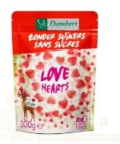 DAMHERT BONBONS LOVE HEARTS 100G