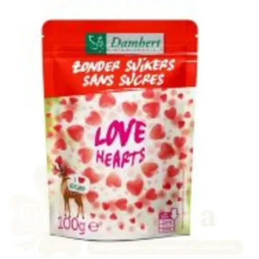 DAMHERT BONBONS LOVE HEARTS 100G