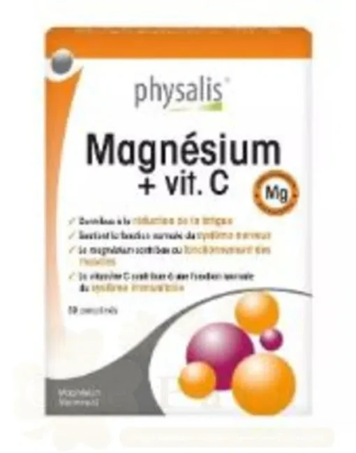 PHYSALIS MAGNESIUM + VIT C 30 COMPRIMES