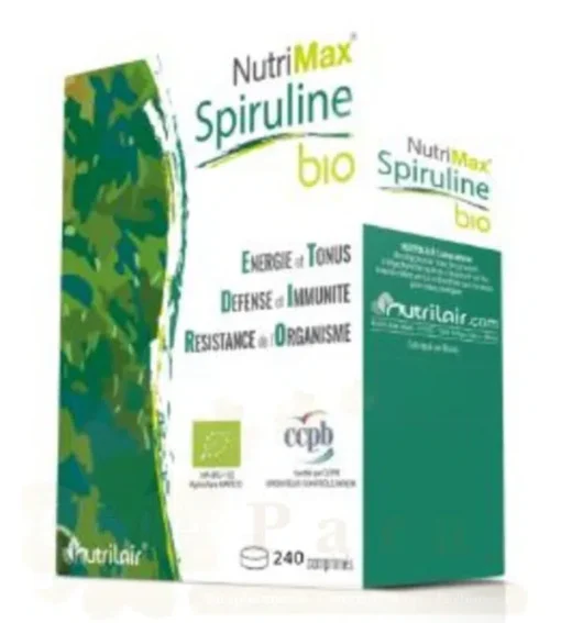 NUTRILAIR NUTRIMAX SPIRULINE BIO 240 COMPRIMES