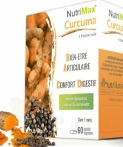 NUTRILAIR NUTRIMAX CURCUMA +POVRE NOIR 60 GELULES
