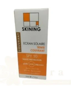 SKINING ECRAN SOLAIRE TEINTE COUVRANT SPF50 50ML