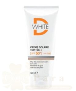 D WHITE CREME SOLAIRE TEINTE SPF50+ 50ML