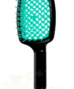 JANEKE BRUSH DETANGLER BLACK TURQUOISE SP508A NTS