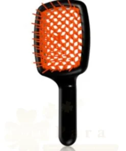 JANEKE BRUSH DETANGLER BLACK ORANGE SP508A NAS