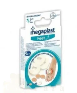 MEGAPLAST PANSEMENT POUR COR + DISQUES CORICIDES BOÎTE 24