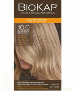 BIOKAP NUTRICOLOR 10.0 GOLDEN EXTRA LIGHT BLOND NEW