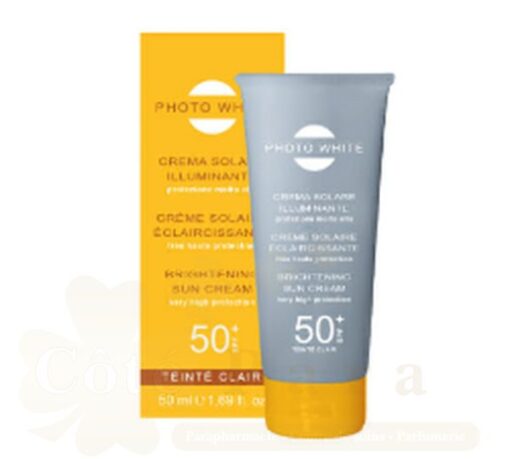 PHOTOWHITE CREME SOLAIRE TEINTEE CLAIRE SPF 50+ 50ML