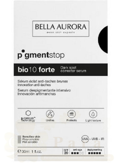BELLA AURORA BIO 10 FORTE PIGMENT PEAU SENSIBLE 30ml