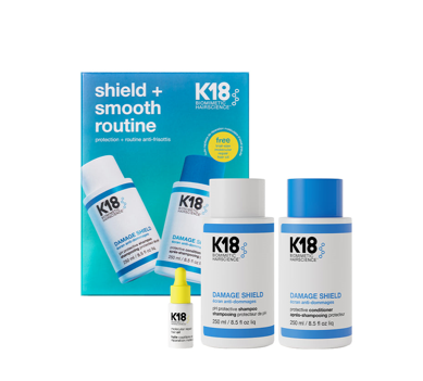 K18 DAMAGED SHIELD + SMOOTH ROUTINE KIT