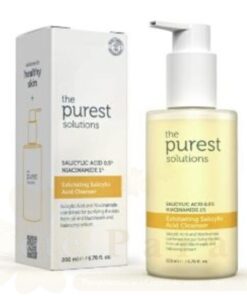 THE PUREST SOLUTIONS EXFOLIATING SALICYLIC ACID CLEANSER NIACINAMIDE 1% 200ML