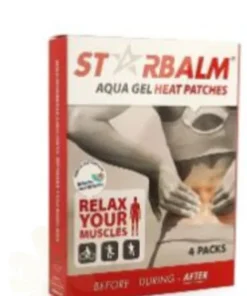 STARBALM AQUA GEL HEAT PATCHES 8*12CM