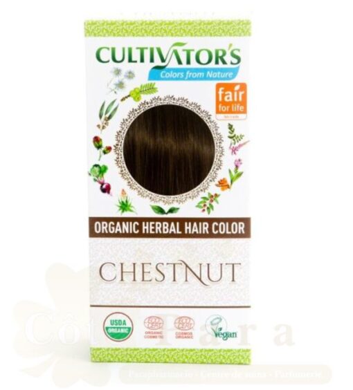 CULTIVATOR’S ORGANIC HERBAL HAIR COLOR CHESTNUT
