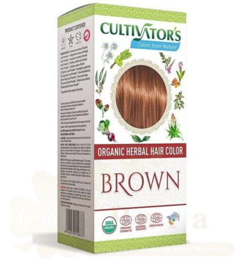 CULTIVATOR’S ORGANIC HERBAL HAIR COLOR BROWN