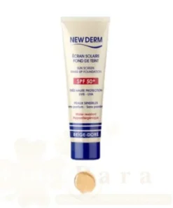 NEW DERM ECRAN SOLAIRE BEIGE DORÉ 50ML