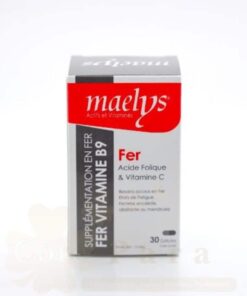MAELYS FER VITAMINE B9 30 GELULES