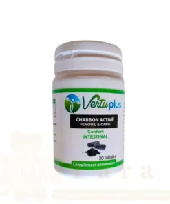 VERTUPLUS CHARBON ACTIVE 30 GELULES