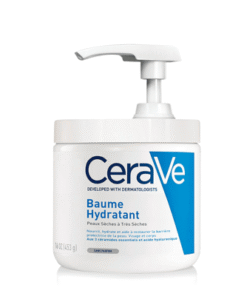 CERAVE BAUME HYDRATANT AVEC POMPE PEAU SÈCHE À TRÈS SÈCHE 454G