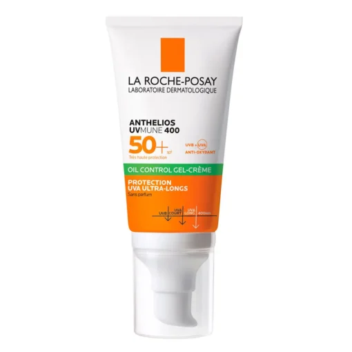 LA ROCHE POSAY OFFRE ANTHELIOS UVMUNE400 OIL CONTROL INVISIBLE SPF50+ 50ML + EFFACLAR GEL MOUSSANT 50 ML OFFERT