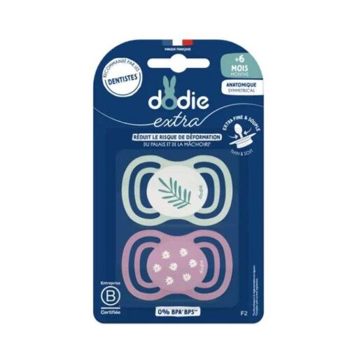 DODIE SUCETTE ANATOMIQUE EXTRA 0-6MOIS F1 DUO JOUR ET NUIT