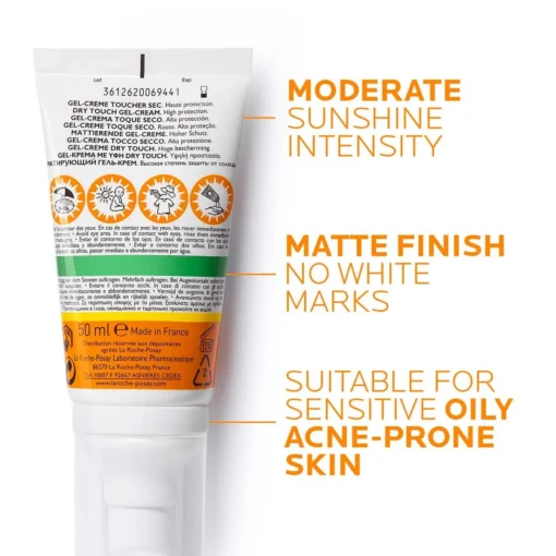 LA ROCHE POSAY OFFRE ANTHELIOS UVMUNE400 OIL CONTROL INVISIBLE SPF50+ 50ML + EFFACLAR GEL MOUSSANT 50 ML OFFERT – Image 3