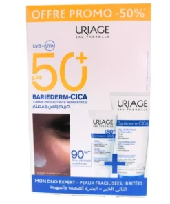 URIAGE BARIEDERM CICA  SPF50+CREME + BARIEDERM CICA GEL NETTOYANT 200ML