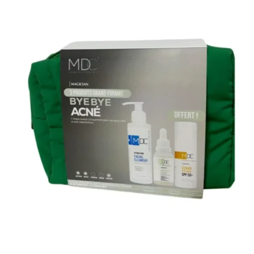 MDC BYEBYE ACNE MDC FACIAL CLEANSER+MDC ANTI ACNE SERUM+ECRAN SOLAIRE SPF50 OFFERT