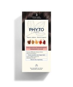 PHYTO PHYTOCOLOR COLORATION PERMANENTE 3 CHATAIN FONCE