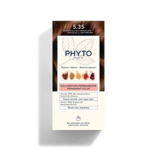 PHYTO PHYTOCOLOR COLORATION PERMANENTE 5.35 CHATAIN CLAIR CHOCOLAT