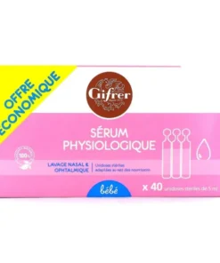 GIFRER SERUM PHYSIOLOGIQUE 40 UNIDOSES