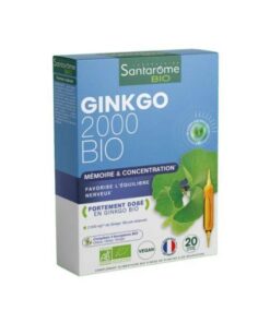 SANTAROME GINKGO 2000 BIO 20 AMPOULES 10ML