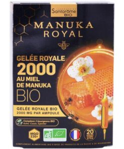 SANTAROME GELEE ROYAL MIEL MANUKA 2000MG 20 AMPOULES