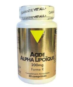 VITALL+ Acide alpha lipoique 200mg 30 comprimes