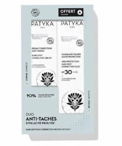 PATYKA – COFFRET SÉRUM CORRECTEUR ANTI-TACHES BIO 30ML + FLUIDE ANTI-TACHES HAUTE PROTECTION SPF30 BIO 50ML