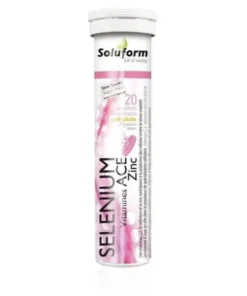 SOLUFORM SELENIUM VITAMINES ACE ZINC 20 COMPRIMÉS