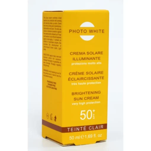 PHOTOWHITE CREME SOLAIRE TEINTEE CLAIRE SPF 50+ 50ML