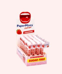 PAPERMINTS COOL CAPS FRAISE BOITE 18U
