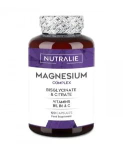NUTRALIE MAGNESIUM COMPLEX BISGLYCINATE & CITRATE VITAMINS B5,B6 & C 120 CAPSULES