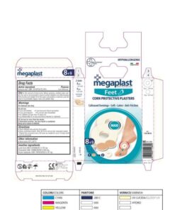 MEGAPLAST 5 FEET PHARMADOCT BLISTERS PATCHES