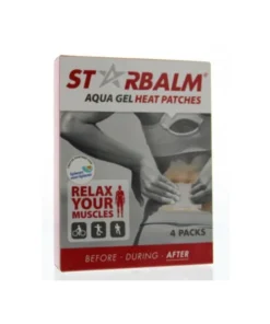 STARBALM AQUA GEL HEAT PATCHES 8*12CM