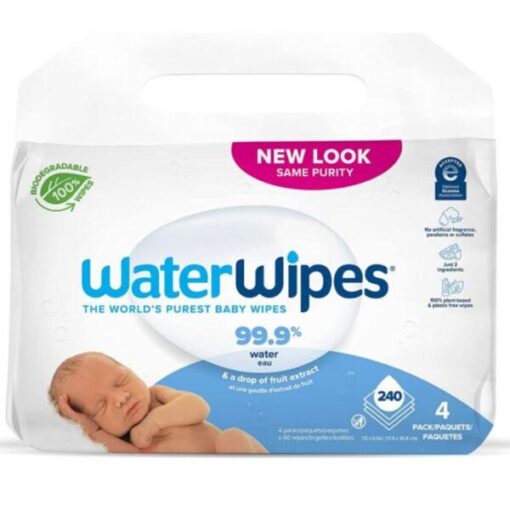 WATERWIPES LINGETTES BEBE *240