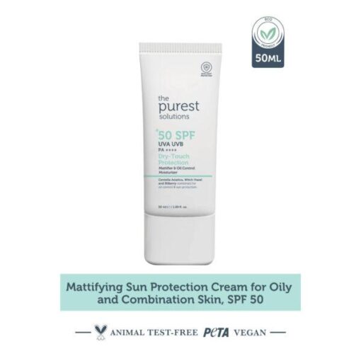 THE PUREST SOLUTIONS DRY TOUCH PROTECTION MOISTURIZER SPF50+ 50ML
