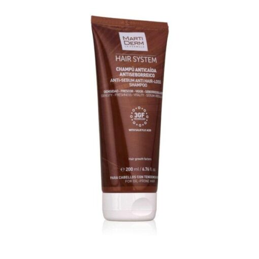 MARTIDERM HAIR SYSTEM SHAMPOOING ANTI CHUTE ANTI SEBUM 200ML