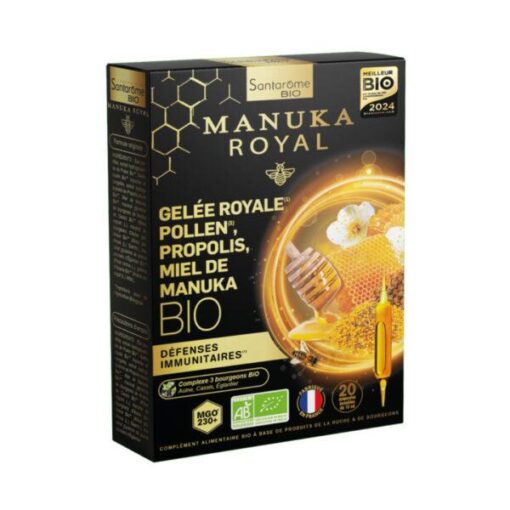 SANTAROME GELEE ROYALE POLLEN PROPOLIS MIEL DE MANUKA 20AMP