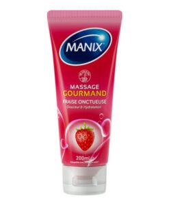 MANIX GEL DE MASSAGE GOURMAND FRAISE 200ML