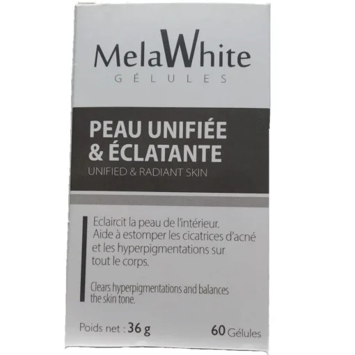 MELAWHITE PEAU UNIFIEE ET ECLATANTE 60 GELULES