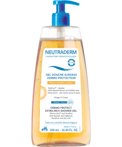 NEUTRADERM GEL DOUCHE SURGRAS DERMO PROTECTEUR 500ML